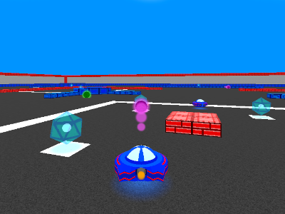 screenshot of Hover Kart Battler